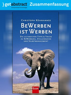 cover image of BeWerben ist Werben (Zusammenfassung)